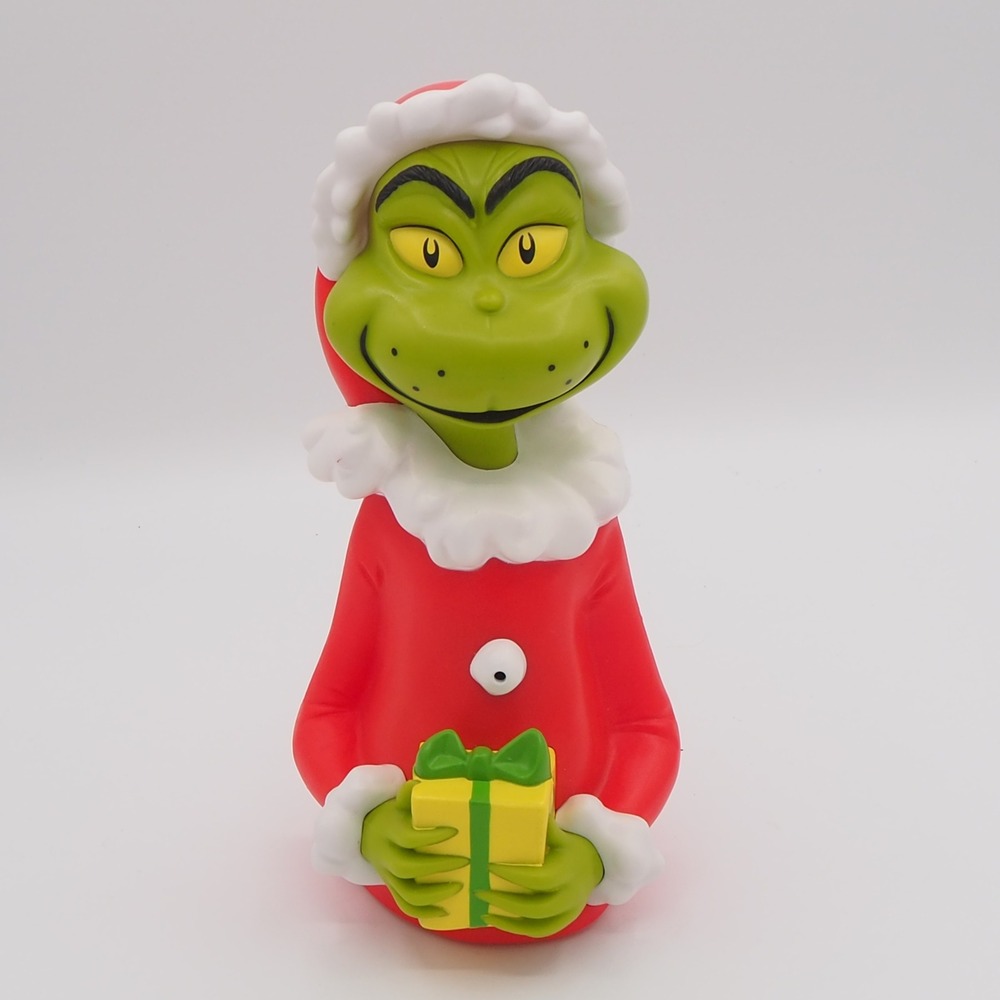 Hallmark Grinch Grumpy In The Fridge Motion Activated Talking Figure- Works-